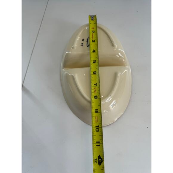 VTG Franciscan Apple Divided Oval Serving Vegetable Bowl Dish USA - Picture 4 of 6